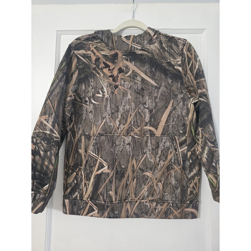 AFTCO Youth Camo Hoodie XL(18) Mossy Oak Shadow Grass Fishing Hunting Boys